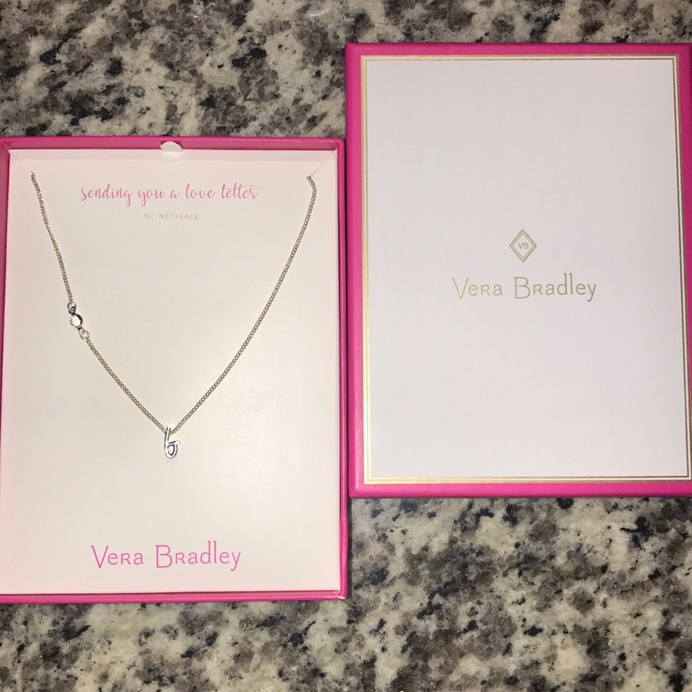 Vera Bradley “G” necklace